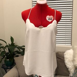 Jcrew Scalloped Camisole